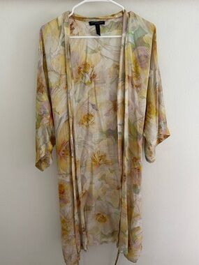 Samantha Chang 100% Silk Robe